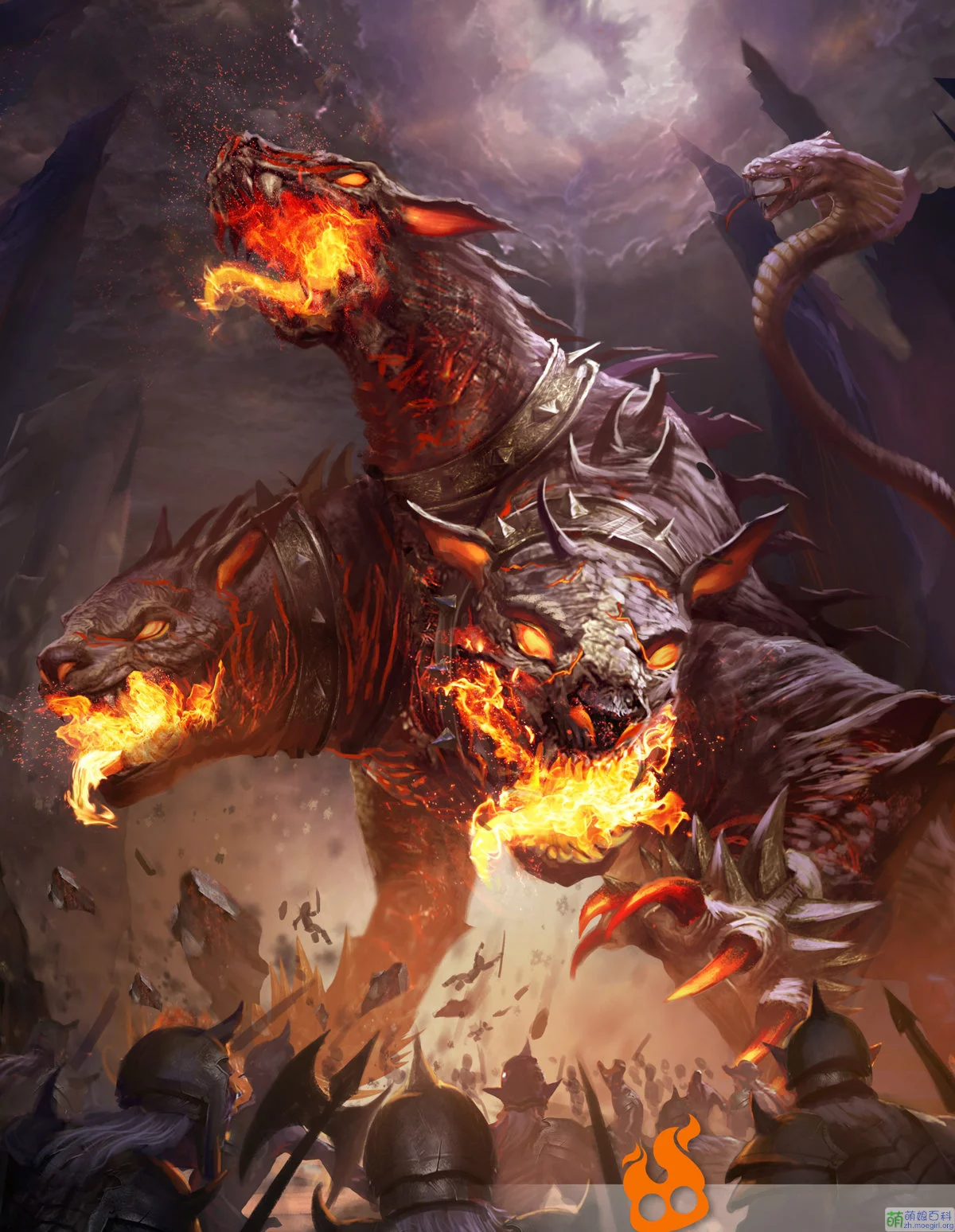 地狱里的三狗头