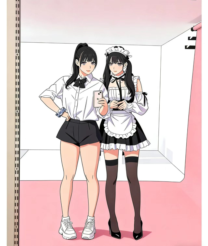 战斗番与少女番腿型