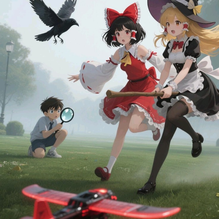 灵梦魔理沙与柯学炸弹