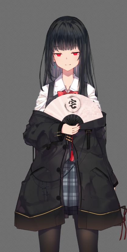 黑发少女坂木灵人设1