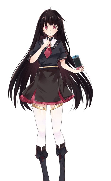 黑发少女坂木灵人设2