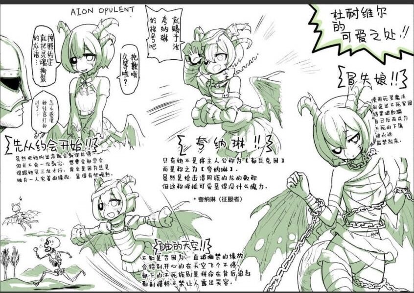 网上的娘化设定图