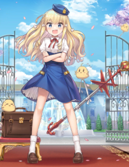 金发的娇小少女