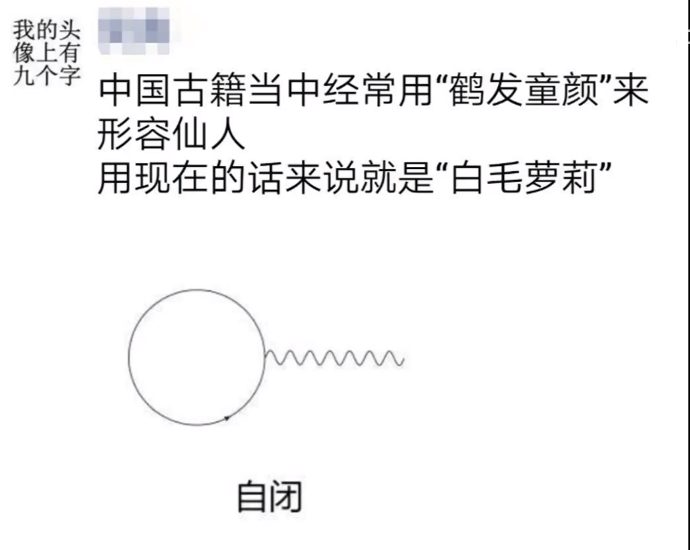 这就是鹤发童颜吗爱了