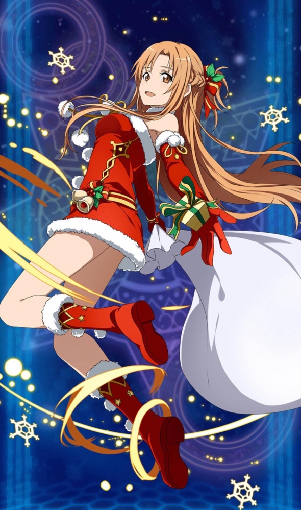 亚丝娜·圣诞服装