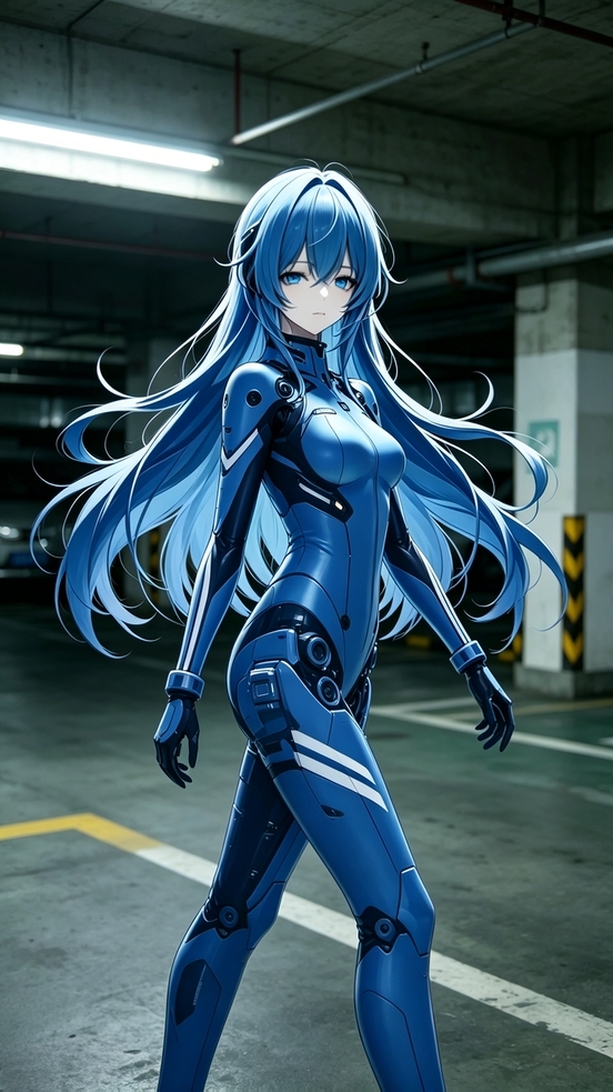 蓝色机娘