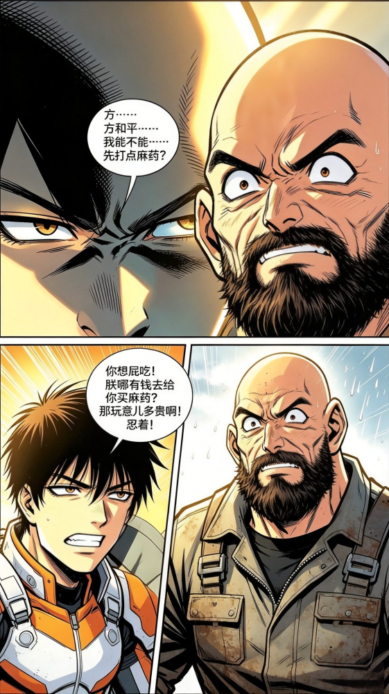 朕哪有钱去给你买麻药