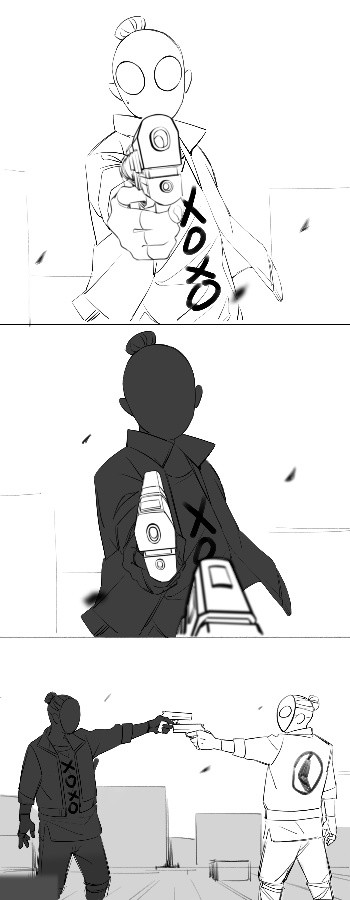“对峙”