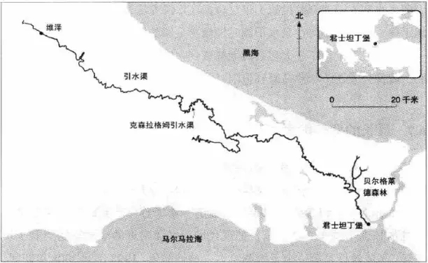 君士坦丁堡水渠线路