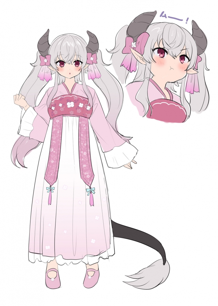 竟然是汉服龙娘