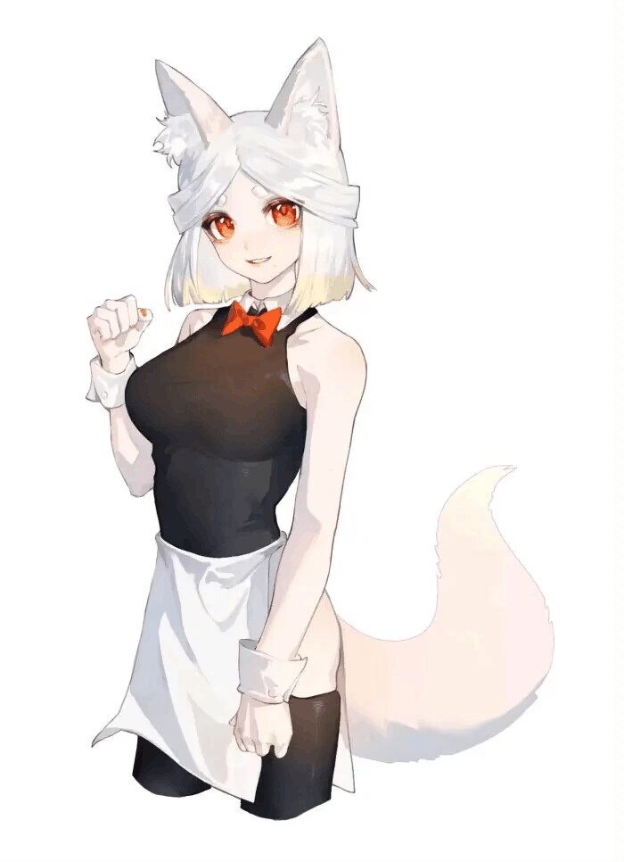 结果长得像白狼