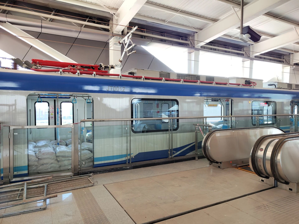 江跳线列车重载测试