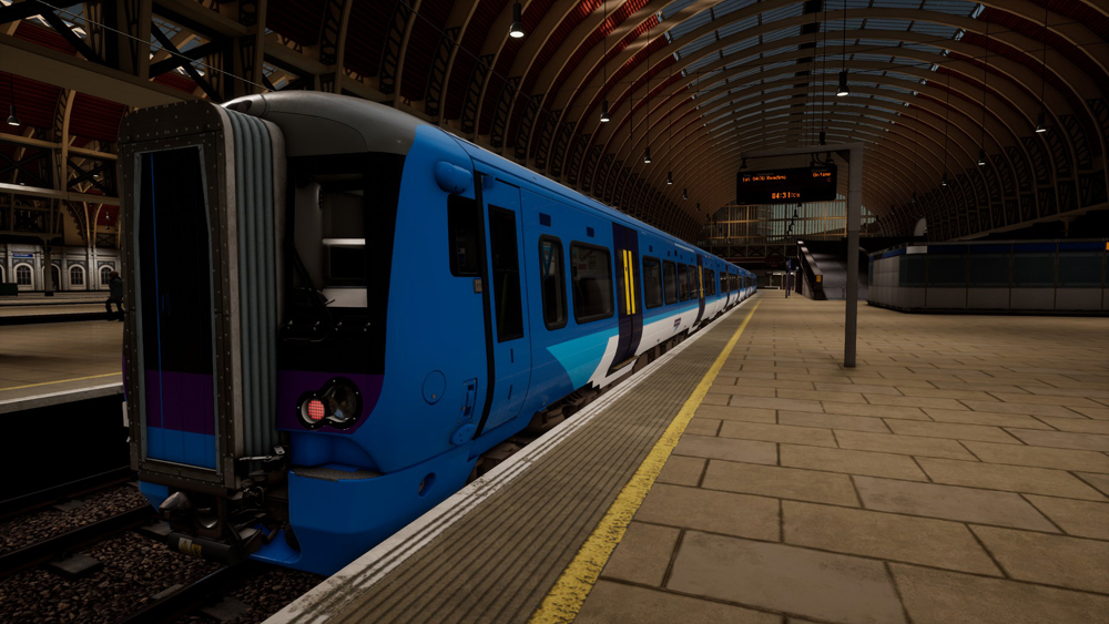 全新涂装的列车