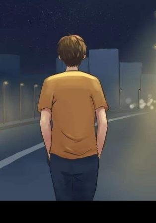 英寿离去的背影