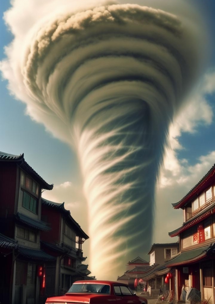 狂风袭来