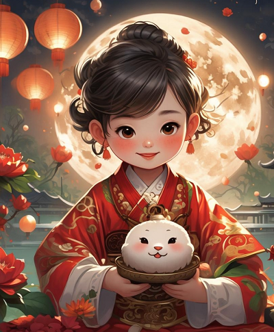 提前庆祝中秋节快乐