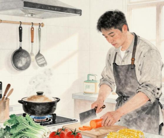 饭菜准备图