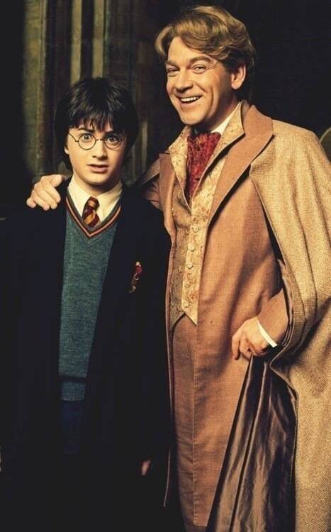 洛哈特和哈利的合影