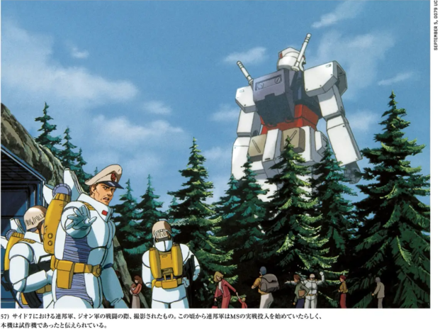 高达站立在大地上