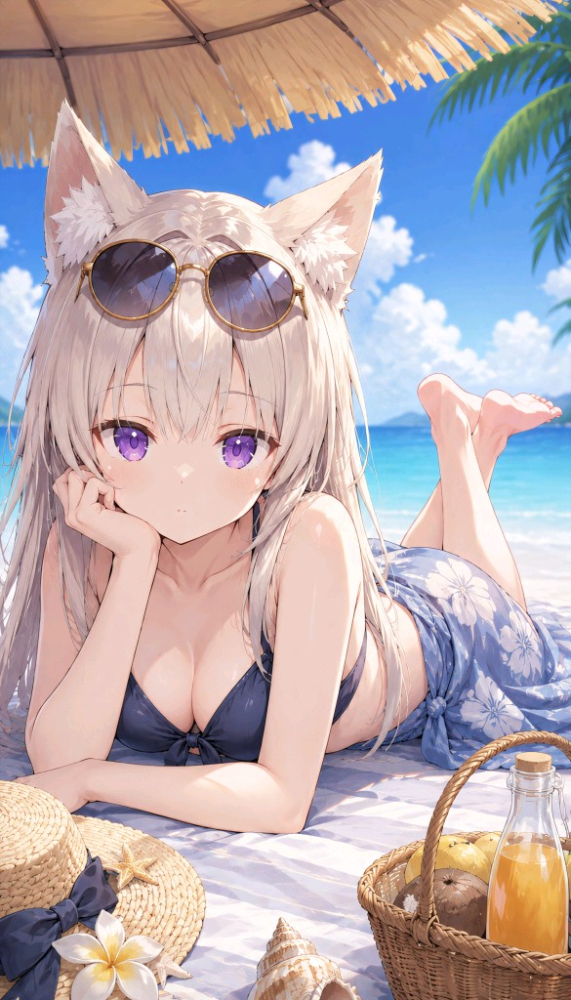 日光浴不错