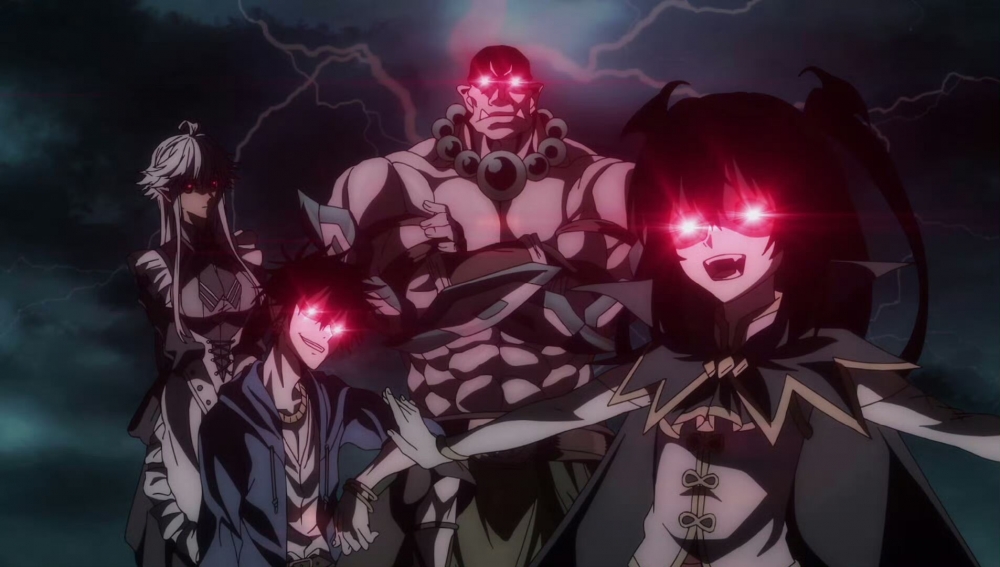 目露凶光的同伴