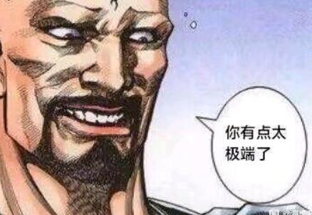 你有点太极端了