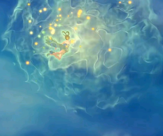 孔雀打开结界图片