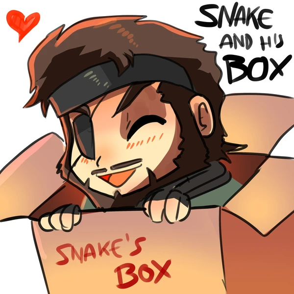 躲在箱子的裸蛇