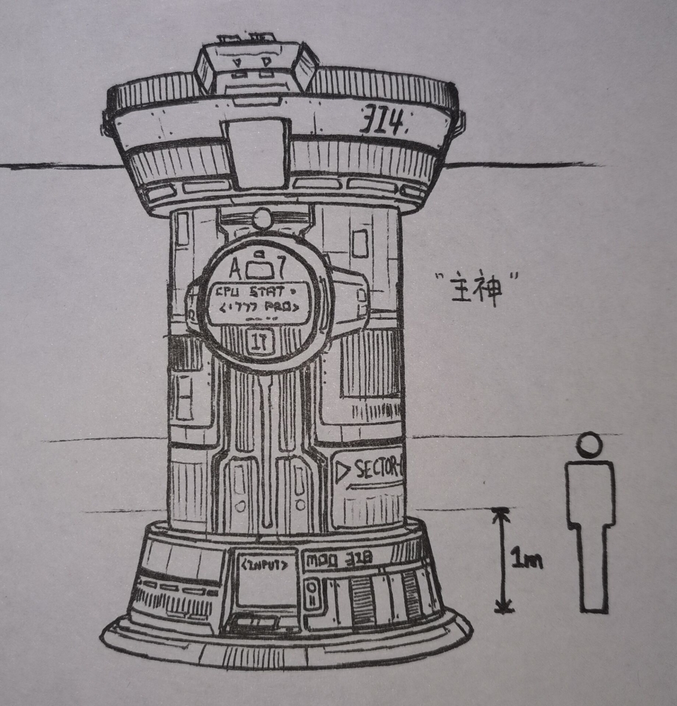 主神计算机的样子