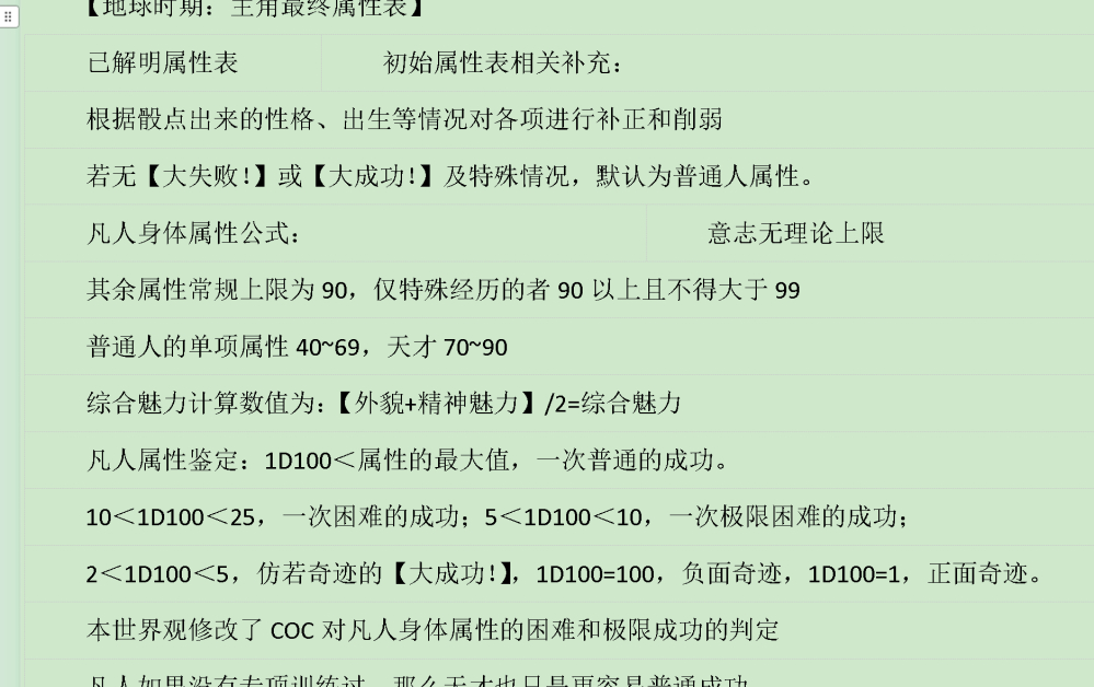 属性表截图