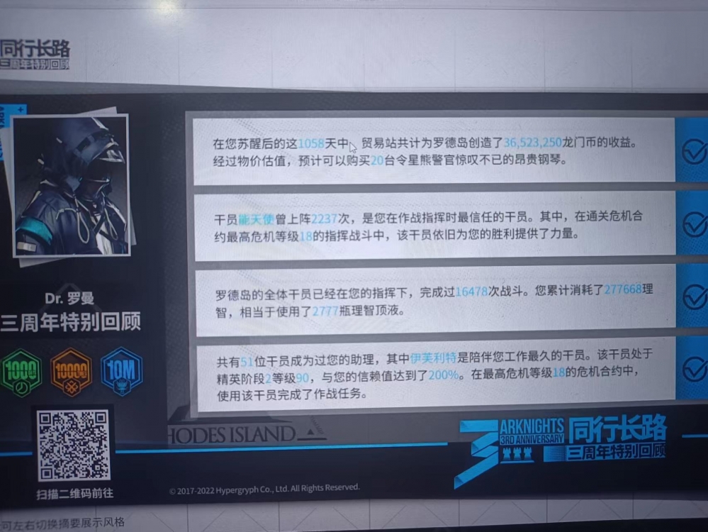 我的三周年