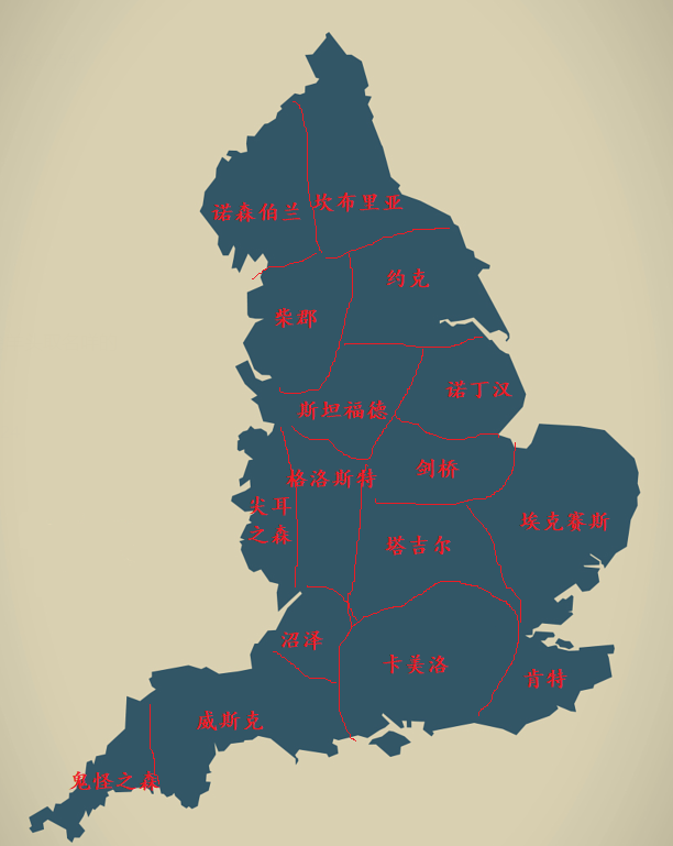 王国行政区划图