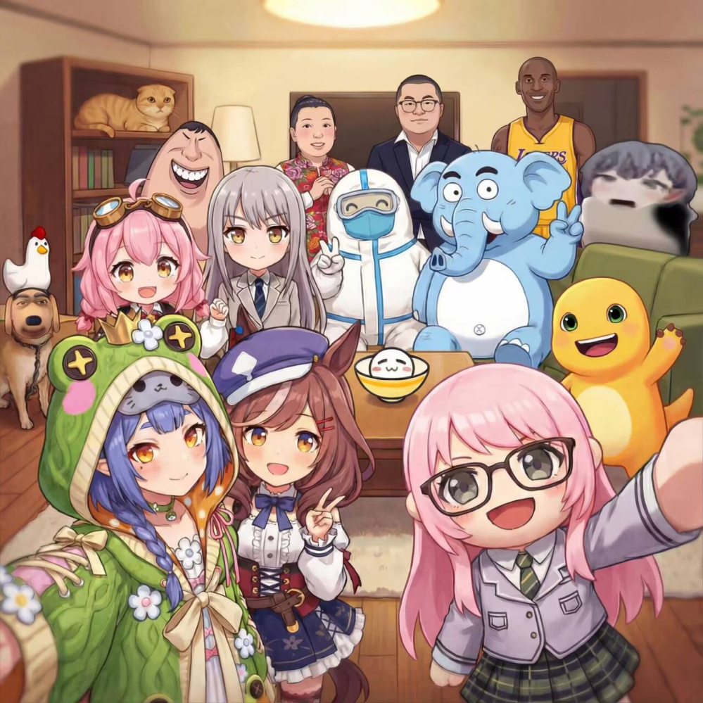 神人大集合，都想写