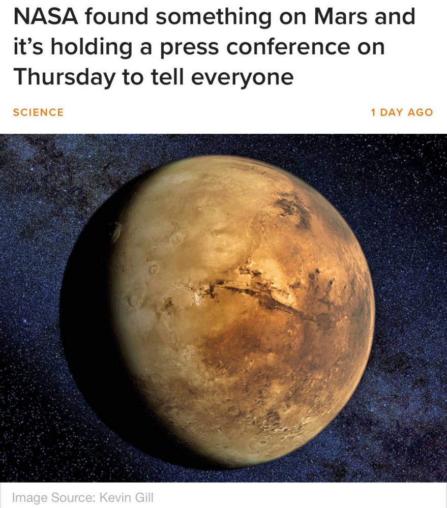 在火星发现了什么