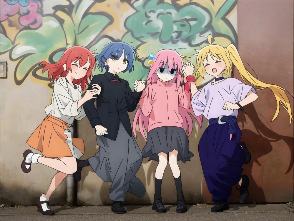 结束乐队的合照