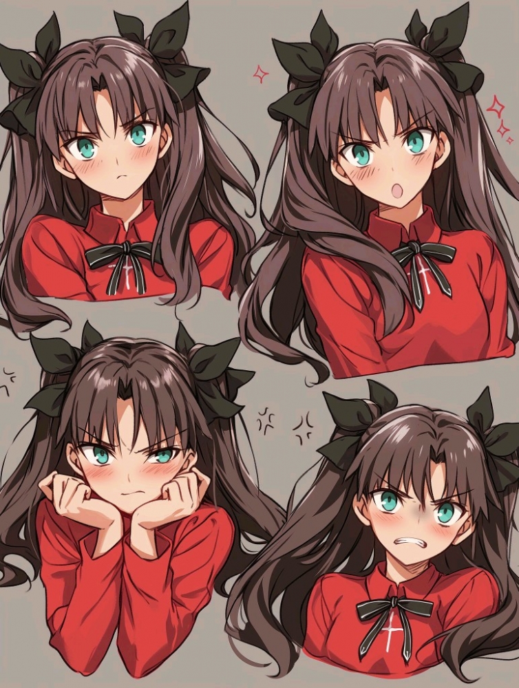 远坂凛可爱表情包