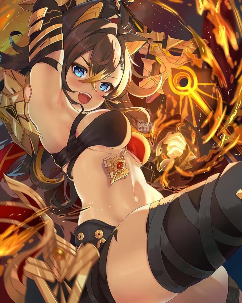 衣服清凉的迪希雅