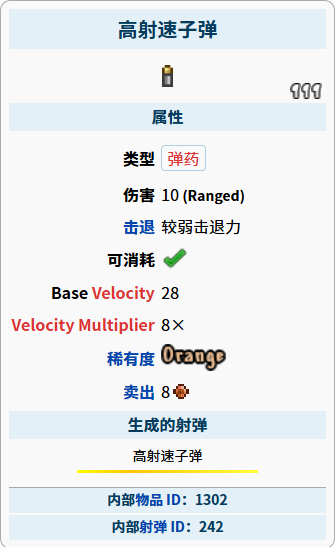 高射速子弹