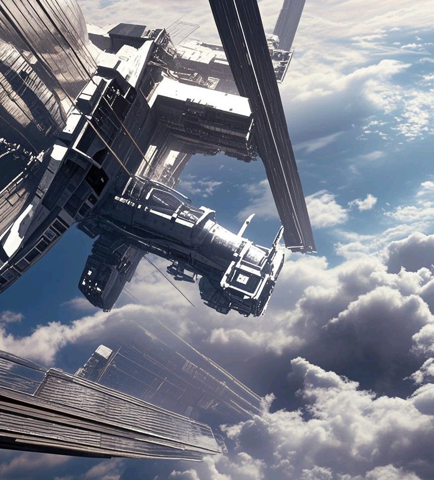 圭亚那太空电梯的一角