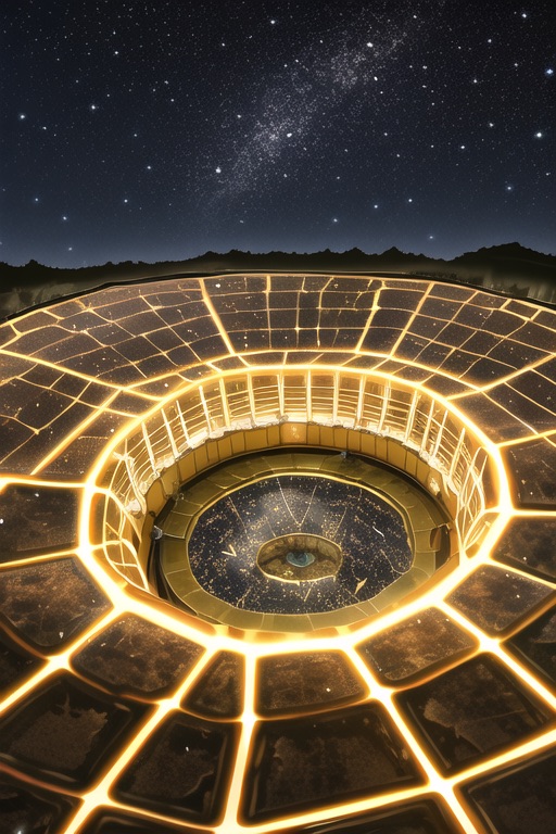 巨型矿坑里遍布的小坑