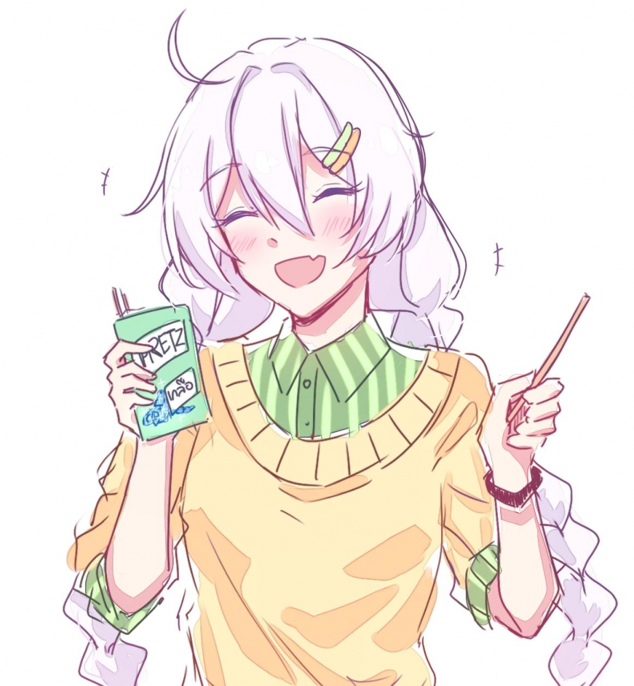 有东西吃就很开心