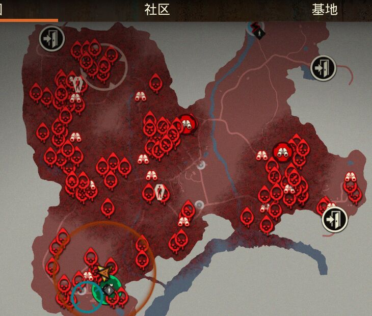 血心分布