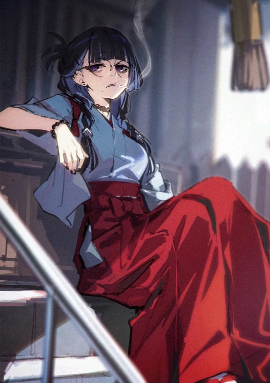 见过这种巫女吗？