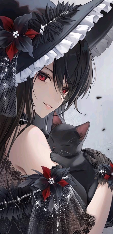 想做她胸前的猫