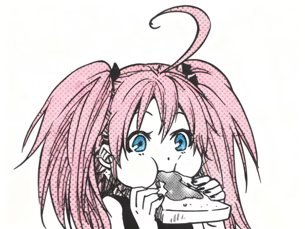 吃早餐的米莉姆