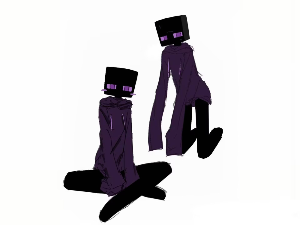 穿衣服的末影人