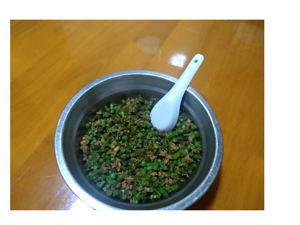 豆角肉末