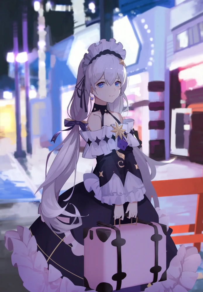 旅行的少女