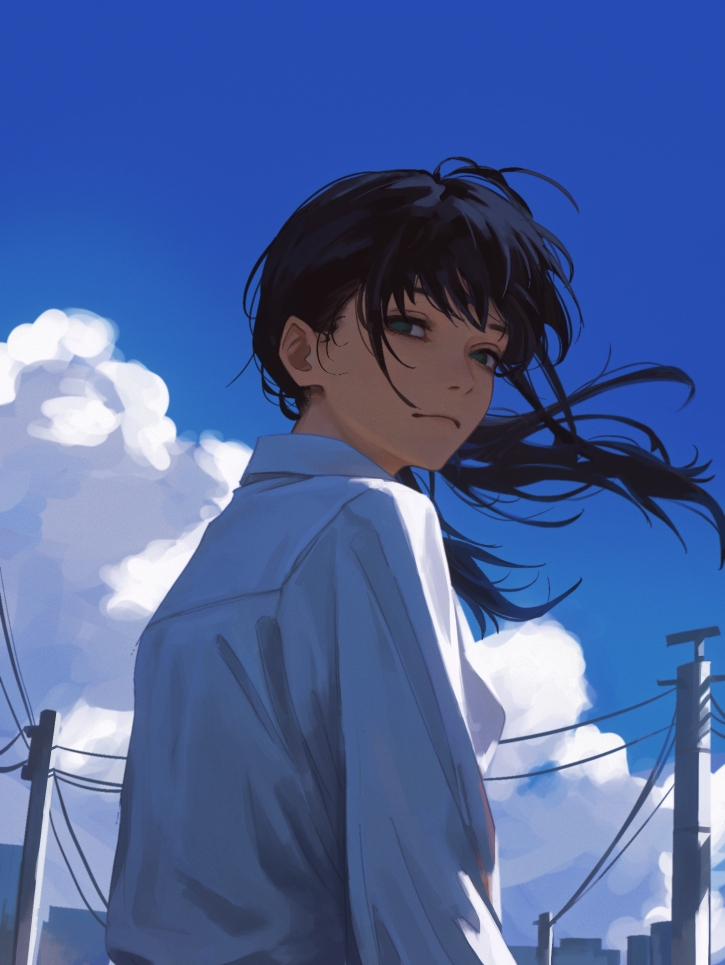 眼睛就当是紫色