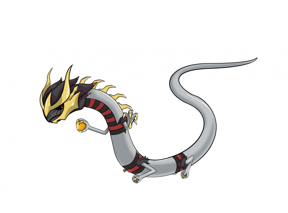 骑拉帝纳东方龙形态